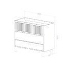 mobila baie cu picioare